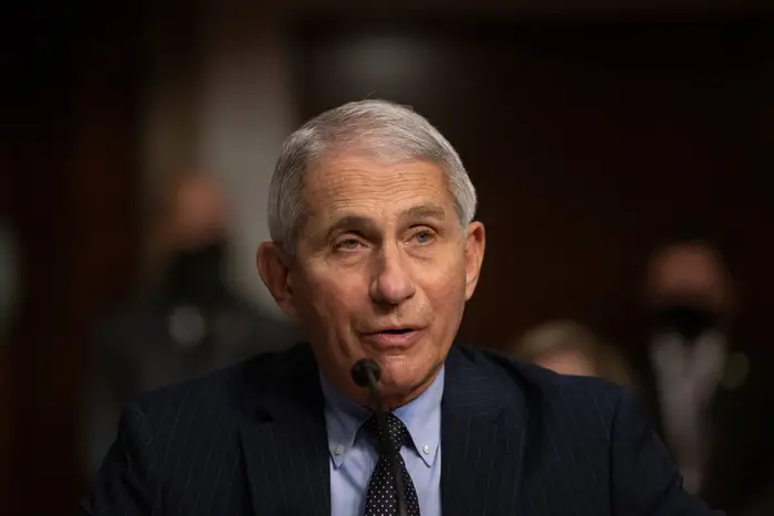 Dr. Anthony Fauci, Director of the National Institute of Allergy and Infectious Diseases at the National Institutes of Health, during a Senate hearing in D.C. on September 23rd, 2020.